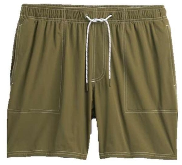 Olive swim shorts